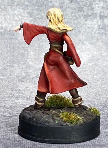 Rear view of 77057 Juliette, Female Sorceress