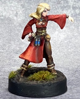 Front view of 77057 Juliette, Female Sorceress