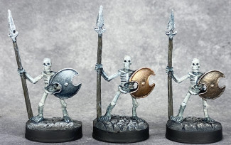 Skeletal spearmen group view